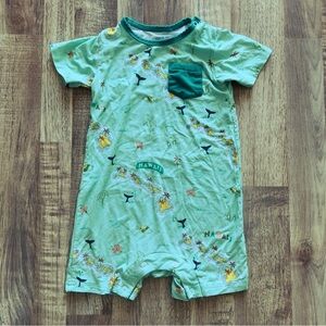 Coco Moon Hawaii Tropical Print Romper